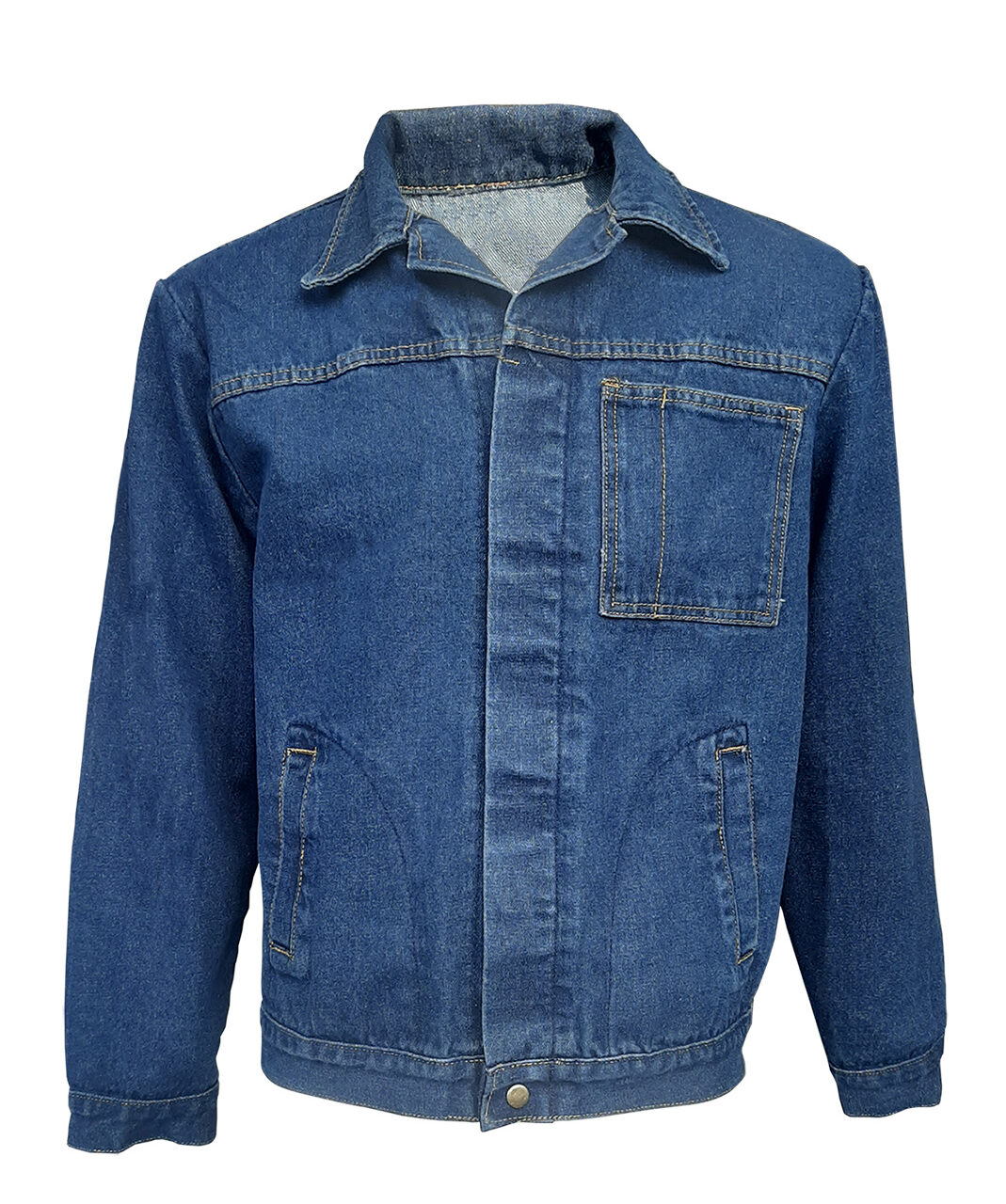 chaqueta de mezclilla prelavada