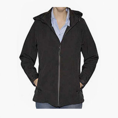 SOFTSHELL MUJER CORTO CON GORRO DESMONTABLE