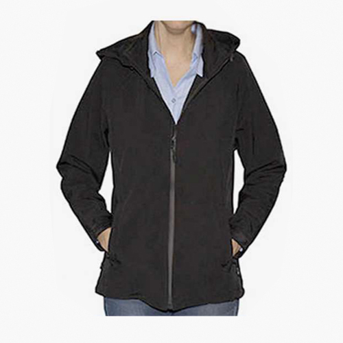 SOFTSHELL MUJER CORTO CON GORRO DESMONTABLE