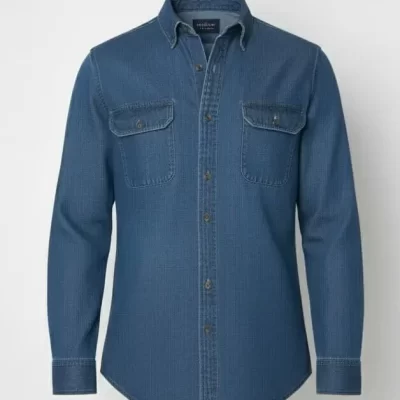 Camisa de mezclilla prelavada