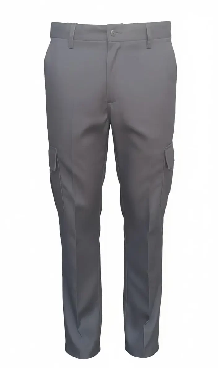 pantalón cargo de vestir gris